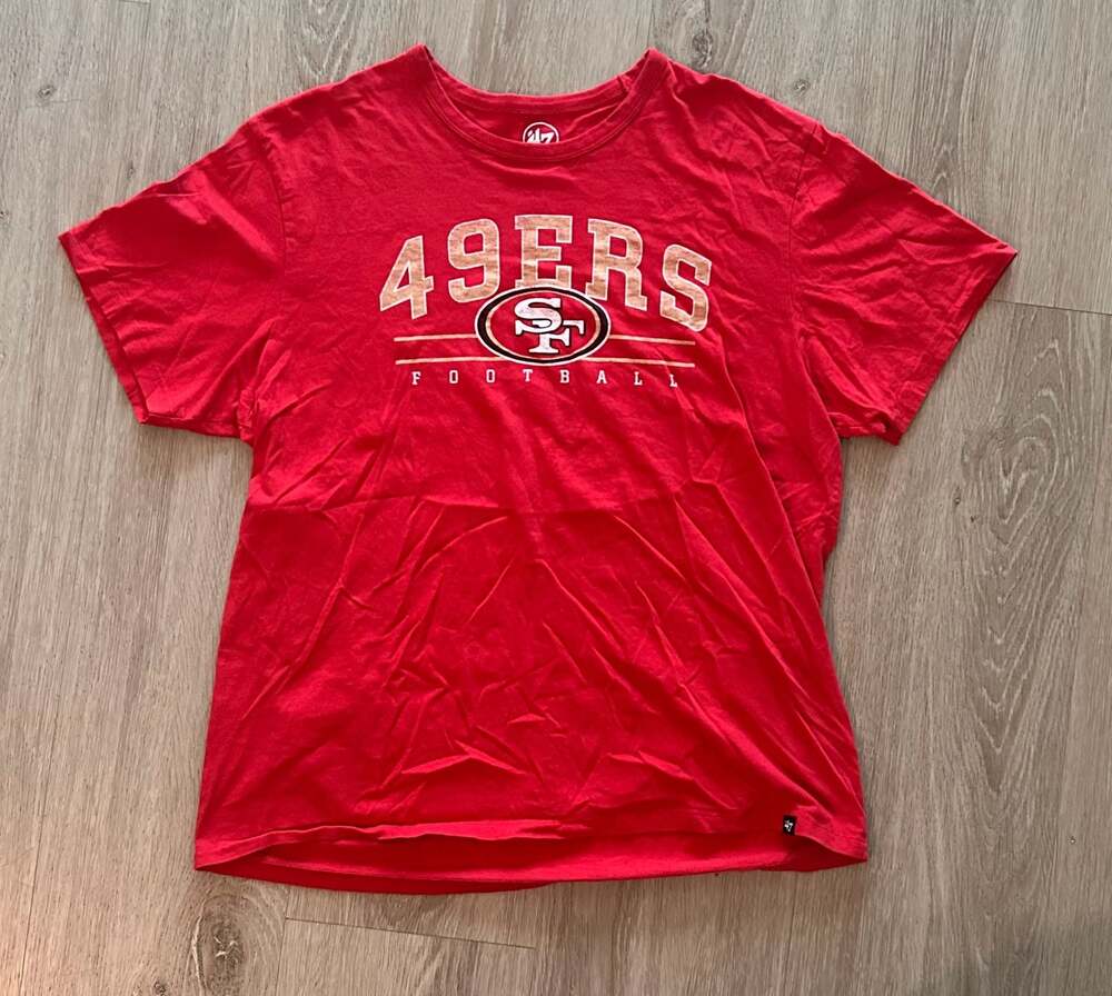 47 Brand San Francisco 49ers Football Graphic T-Shirt XXL